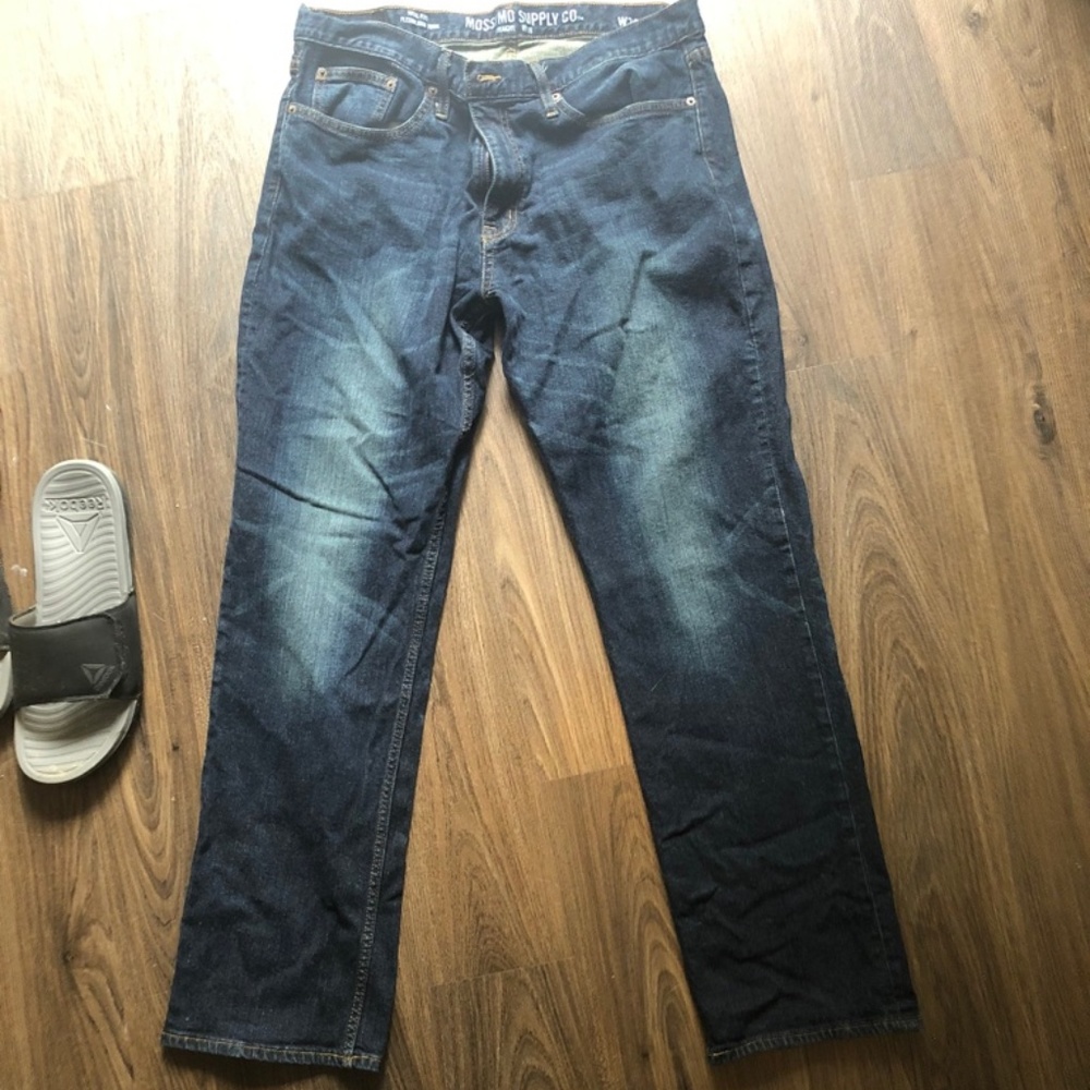 Mossimo weathered straight jeans - 36x32